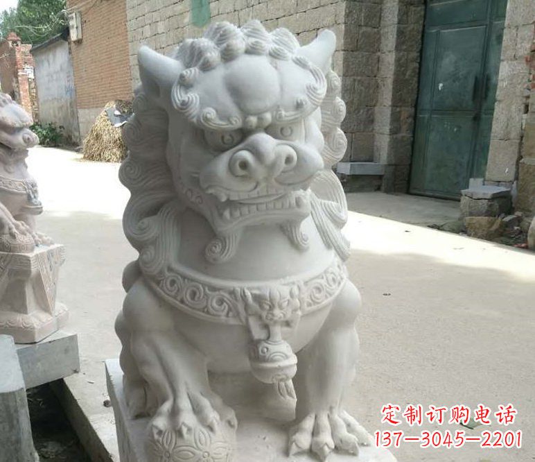 湖北南方石雕龙狮子——浓烈的中国风雕塑
