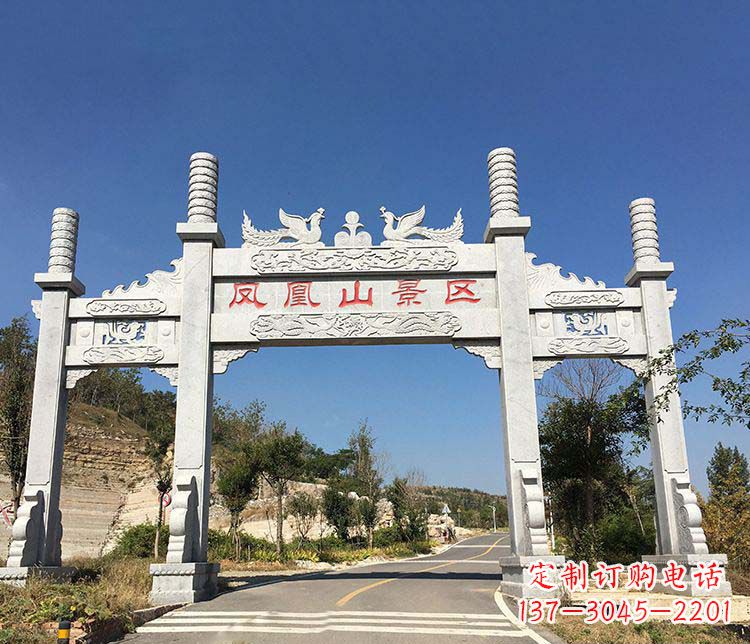 湖北中领雕塑:高质量牌坊石雕