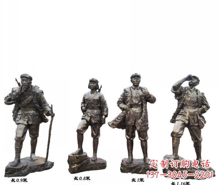 湖北专注制作抗战红军青铜雕塑