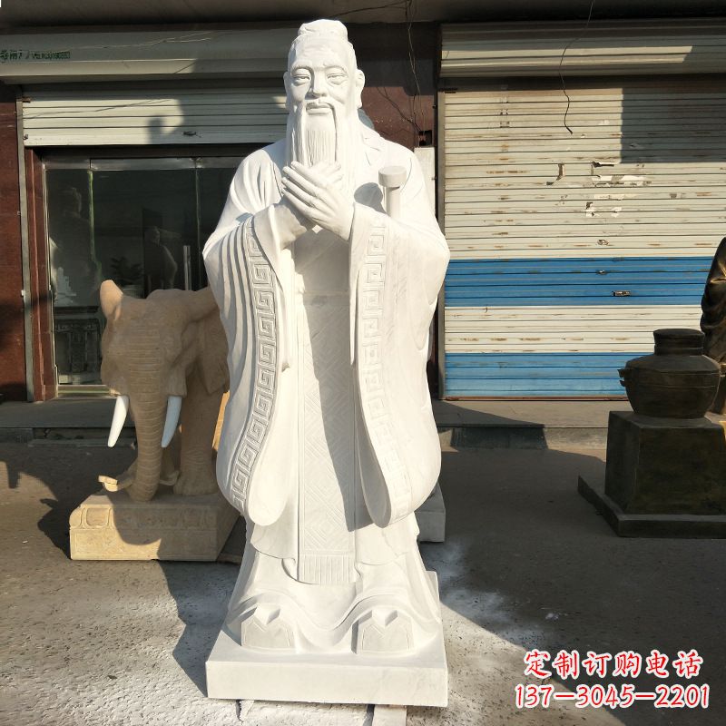 湖北孔子雕塑--中领雕塑定制