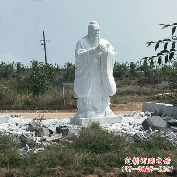 湖北孔子问礼雕塑