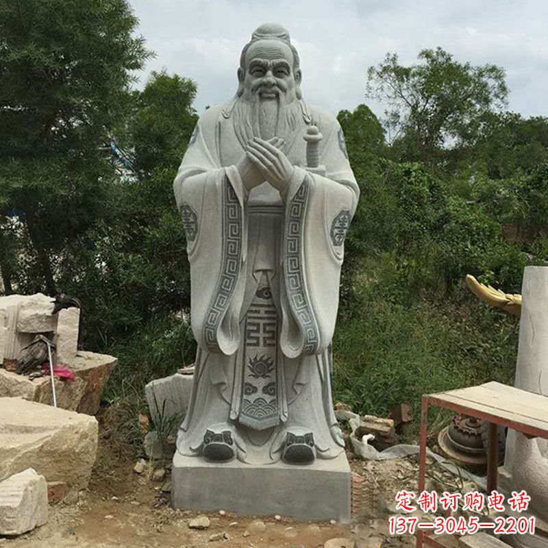 湖北孔子像雕塑