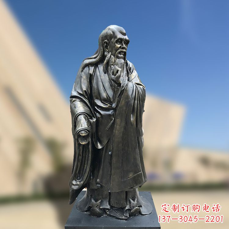 湖北老子传道雕像