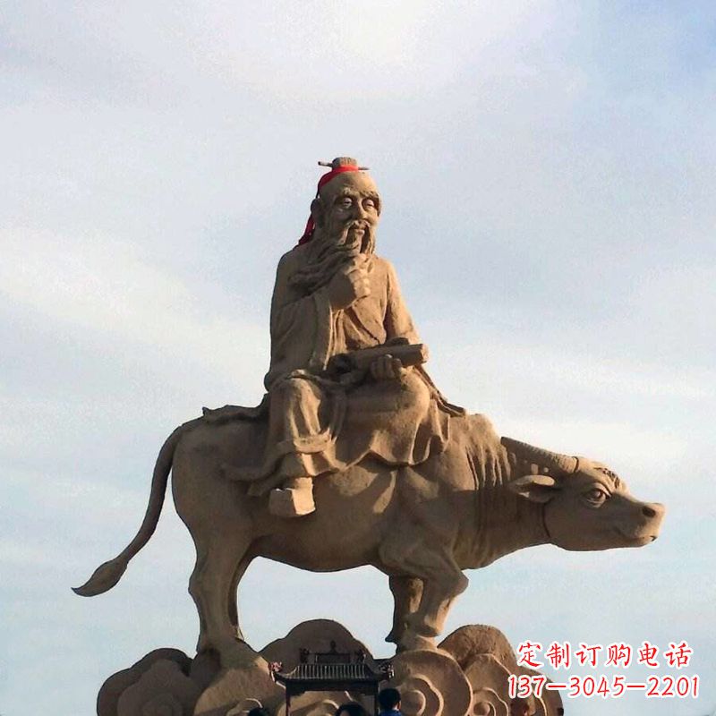 湖北中领雕塑老子雕像，传承历史图景