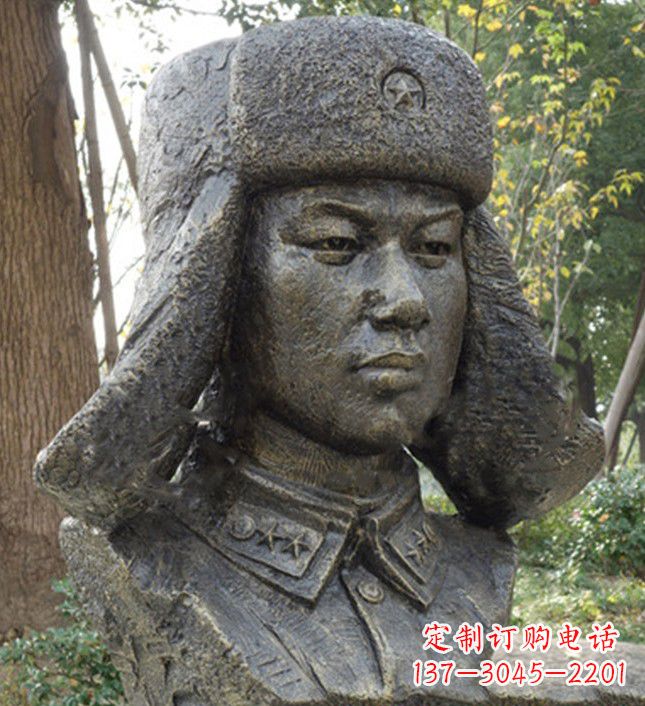 湖北精致雕刻,肃穆崇尚——雷锋铜雕塑