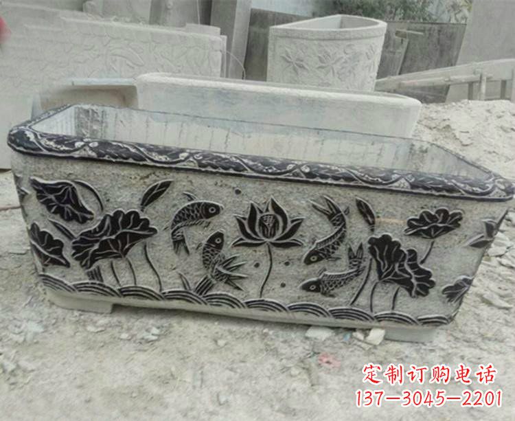 湖北浮雕仿古式水缸雕塑,令人惊艳