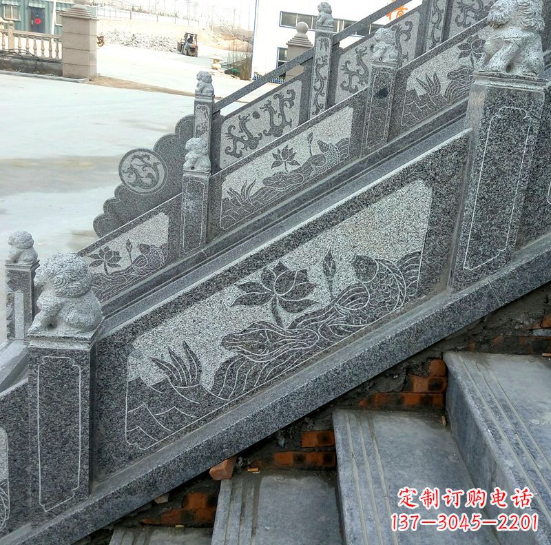 湖北青石栏板雕塑—精湛工艺的完美展示