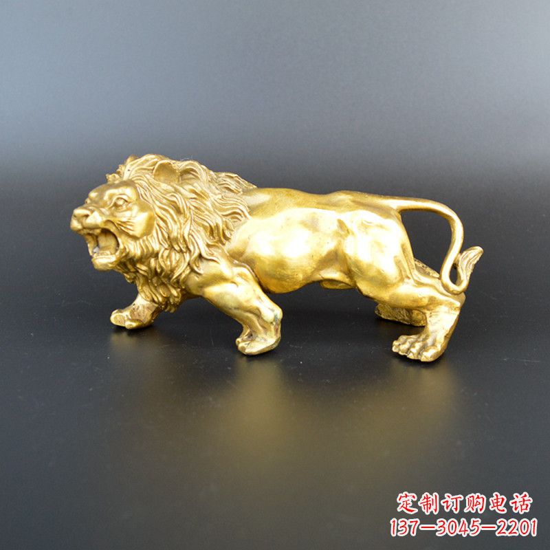 湖北鎏金西洋狮子雕塑