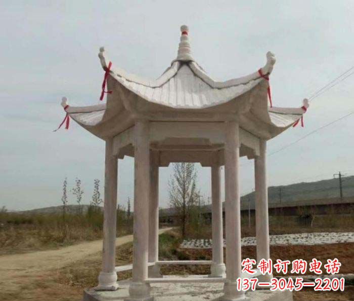 湖北凉亭雕塑定制--领雕塑