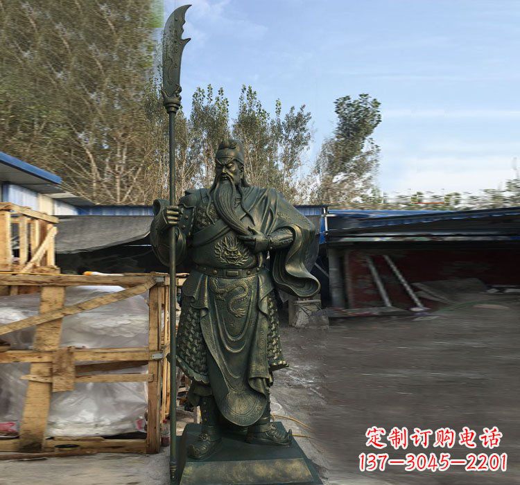 湖北中领雕塑公司推出的关公铜雕，将给您的家和…