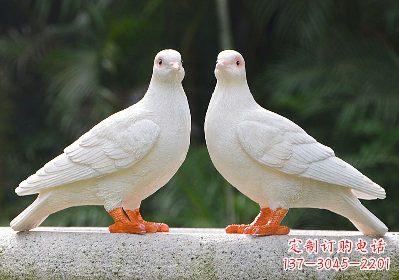 湖北华丽和平鸽雕塑,缔造美好新世界