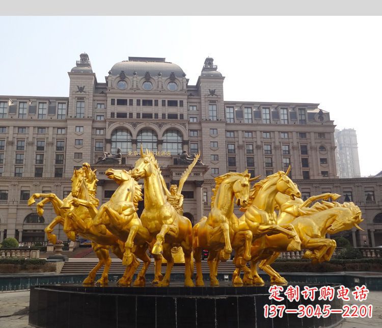 湖北马动物铜雕,令您流连忘返