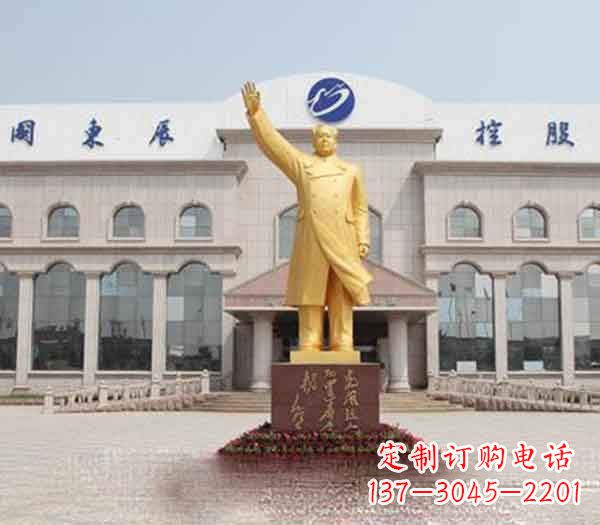 湖北精美毛泽东铜雕,唯美观赏一生