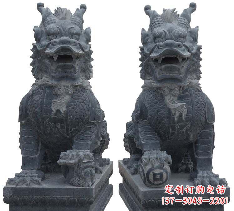 湖北传统文化精灵--石雕麒麟
