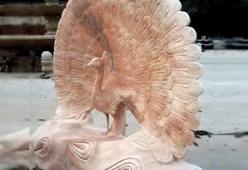 湖北艺术精美的孔雀石红雕塑