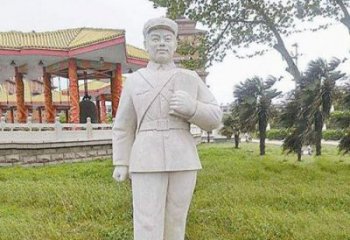 湖北雷锋石雕——传承奉献精神