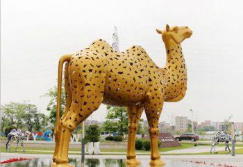 湖北中领雕塑：骆驼雕塑精美绝伦