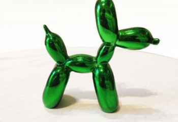 湖北绿色气球狗雕塑——精美设计，助您实现室内梦想装饰