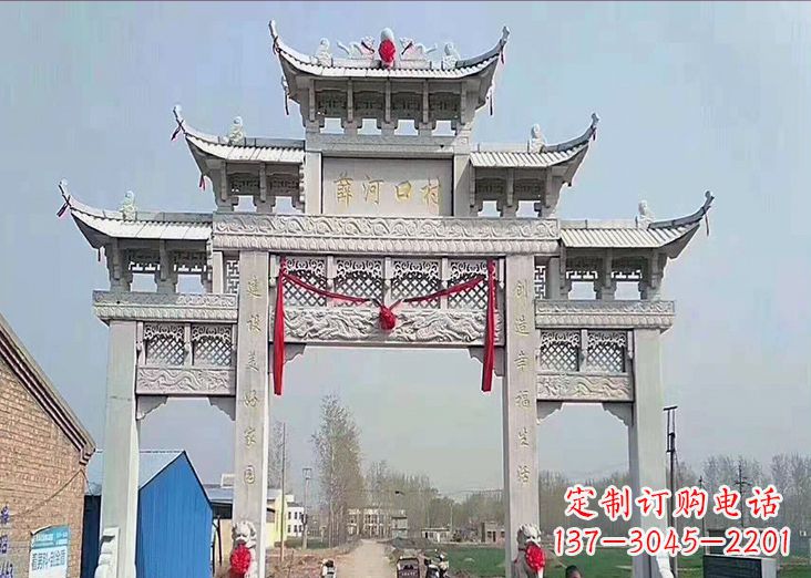 湖北石牌坊雕塑,让您定制属于自己的雕塑!