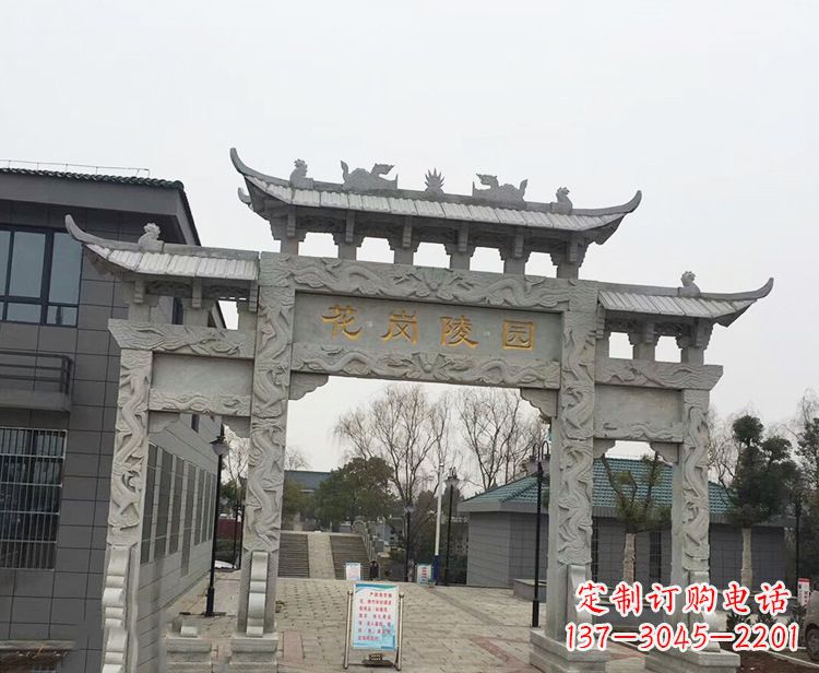 湖北精美牌楼石雕,精致雕琢精美臻品