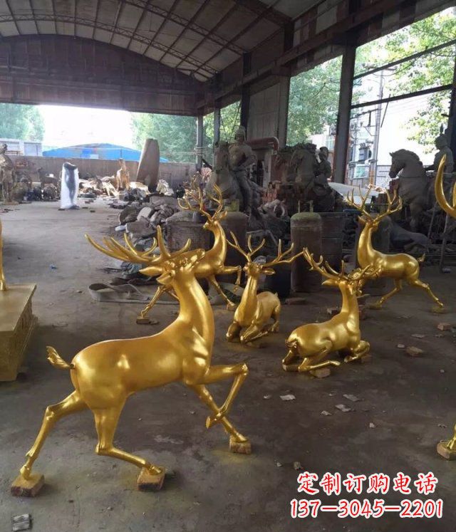 湖北风格多样的玻璃钢动物雕塑