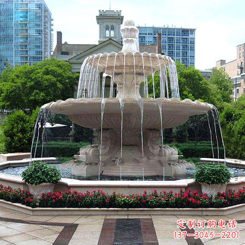 湖北优质喷泉石雕,造就美好风水
