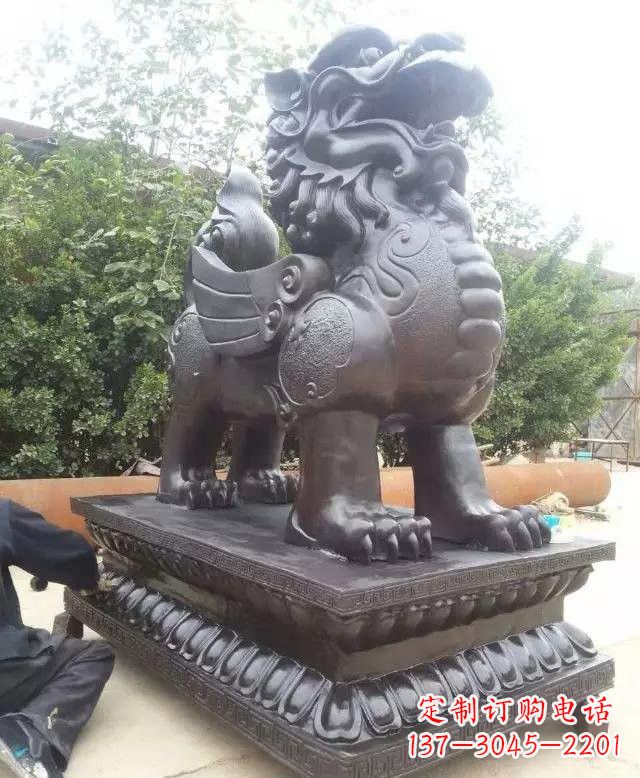 湖北企业门口铜雕貔貅
