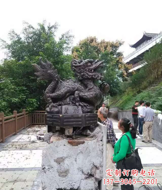 湖北青龙神兽雕塑