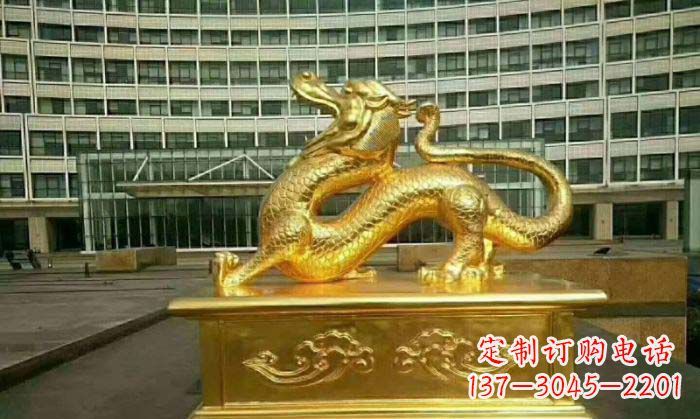 湖北青龙铜雕