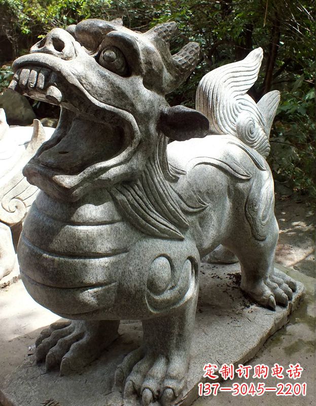 湖北质朴狴犴石雕,一览古朴之美