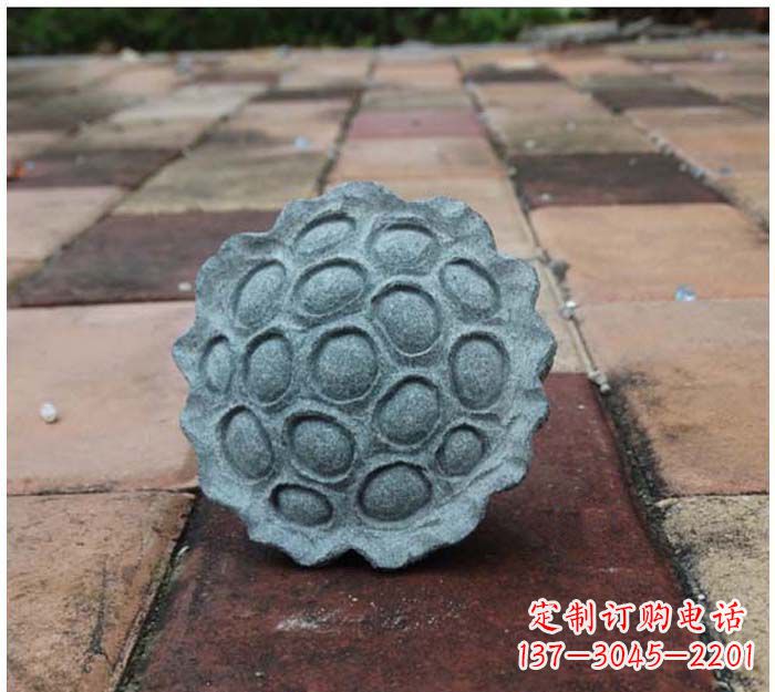湖北青石莲蓬公园景观雕塑,给城市添彩