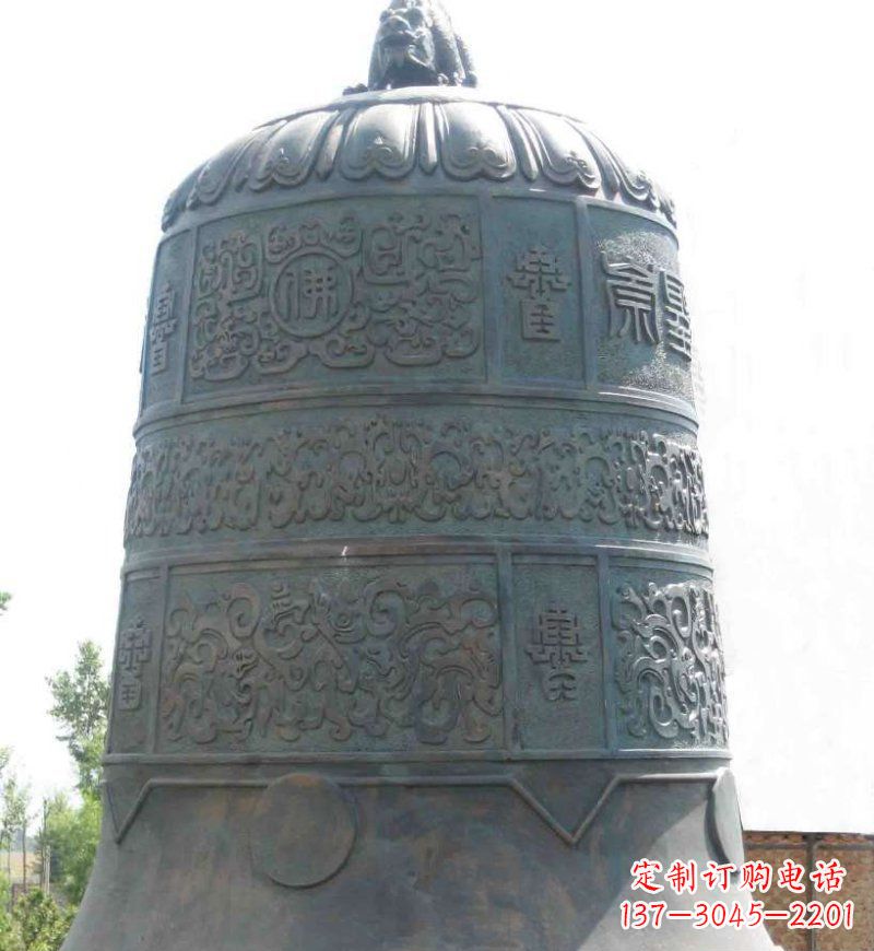 湖北青铜钟雕塑 (2)