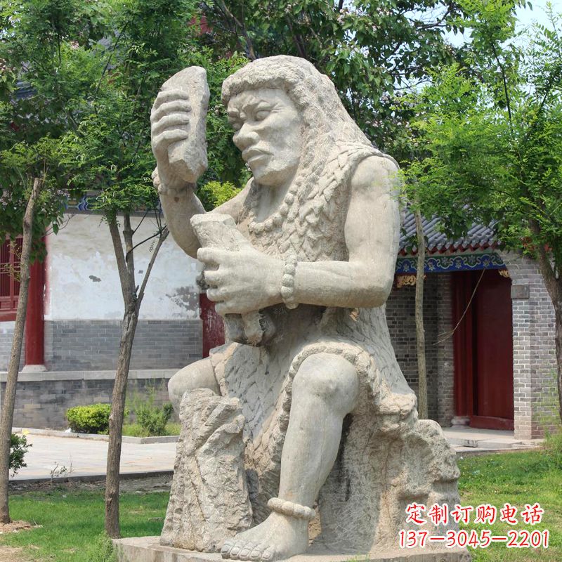 湖北燧人氏石雕，传承中国古代文化