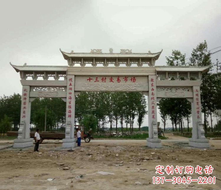 湖北精美石牌坊雕塑,令你惊艳无比