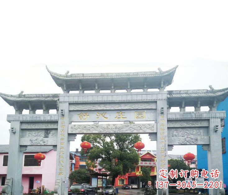 湖北石牌坊雕塑——见证时刻的美好记忆