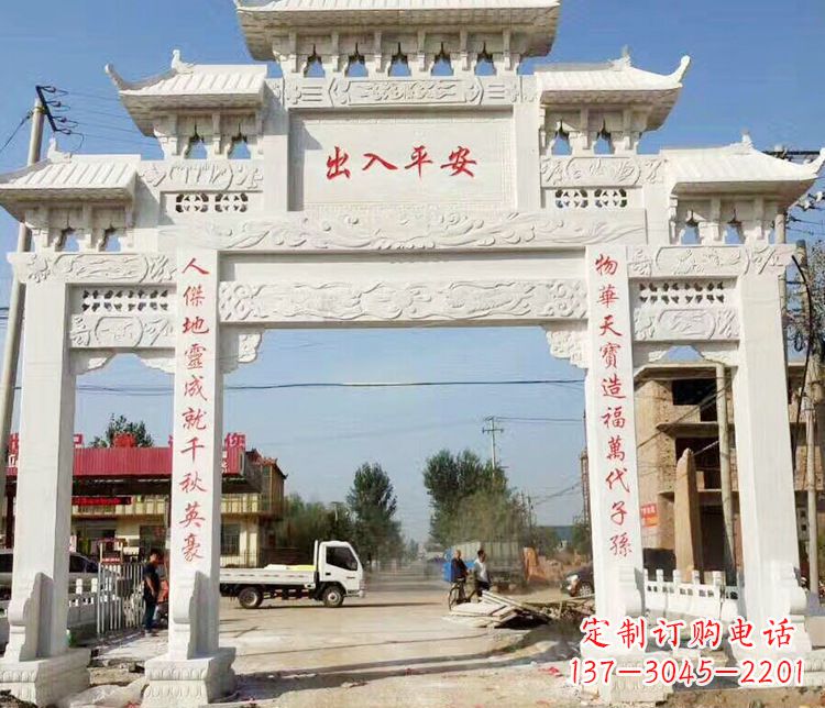 湖北三门石牌坊石雕_2 (2)