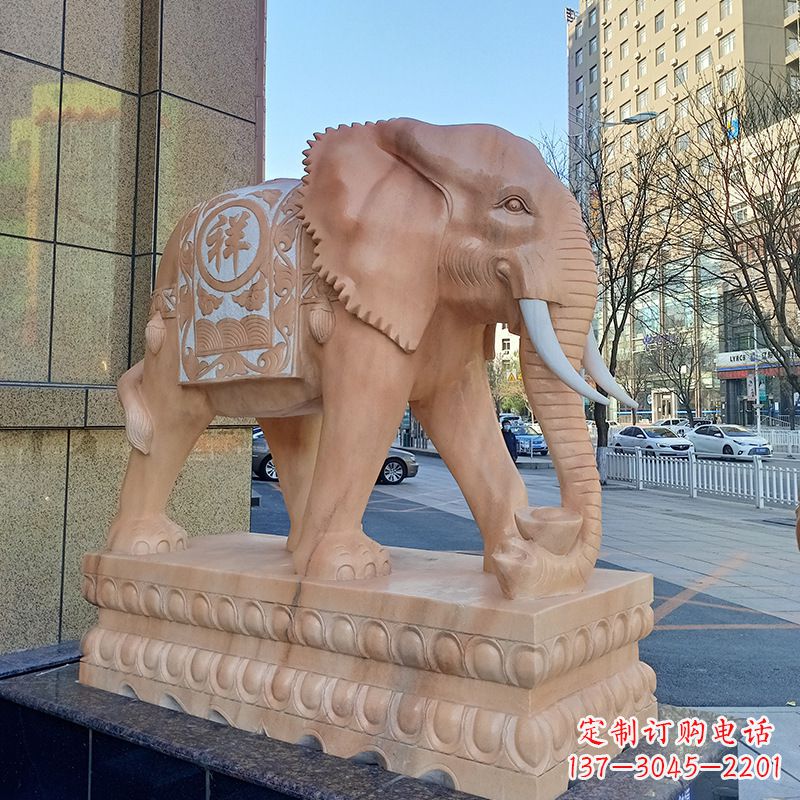 湖北狮子大象石雕