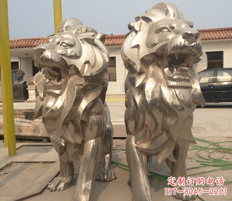 湖北狮子雕塑不锈钢