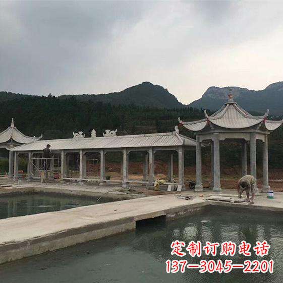 湖北多功能石雕长廊雕塑