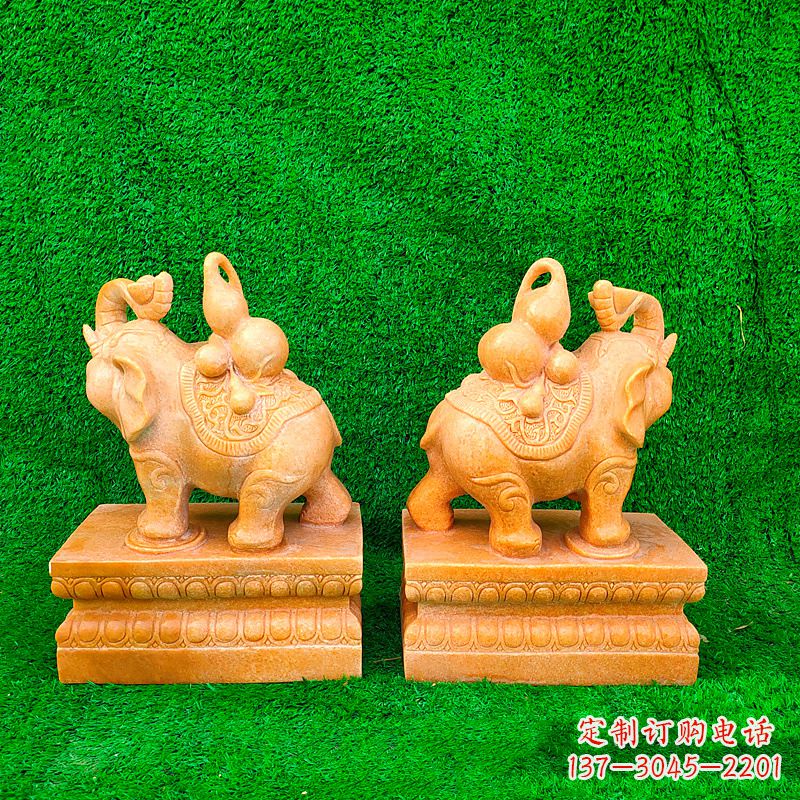 湖北石雕的大象