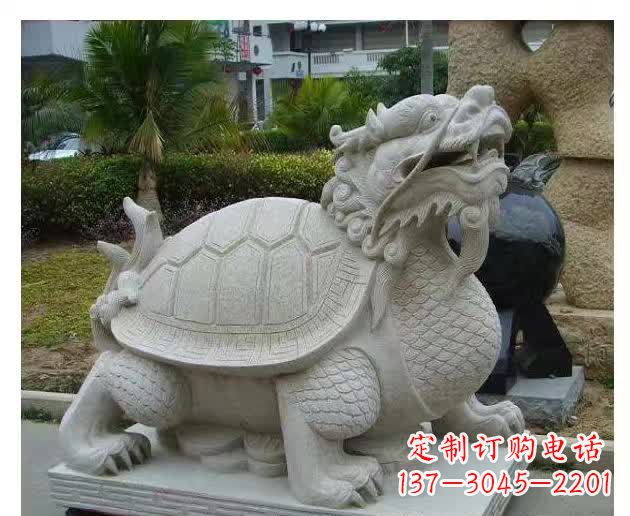 湖北石雕龙龟动物雕塑