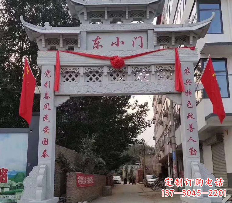 湖北精美锻铸牌楼雕塑,展现独特艺术魅力