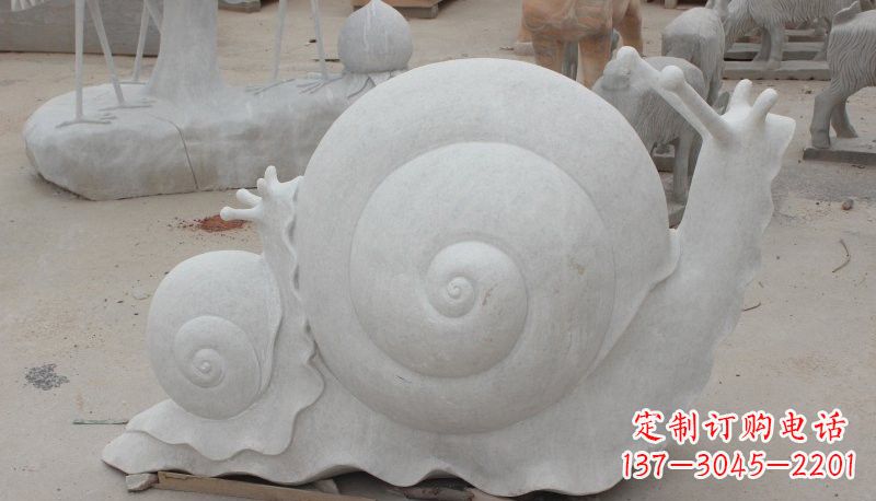 湖北石雕蜗牛