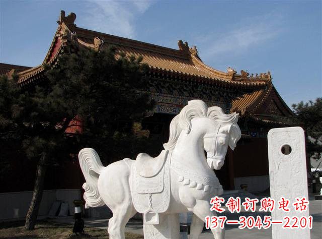 湖北石雕小马
