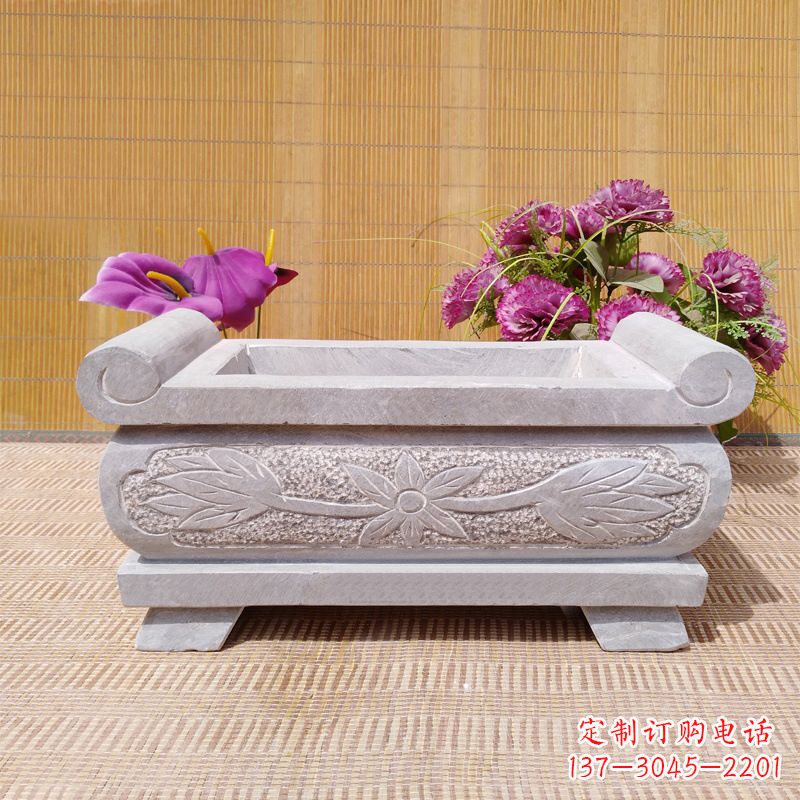 湖北石雕小香炉