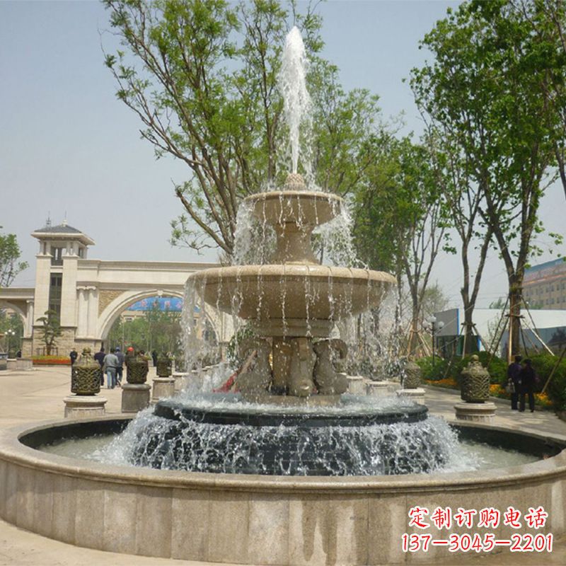 湖北石雕音乐喷泉