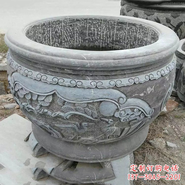 湖北石刻园林鱼缸