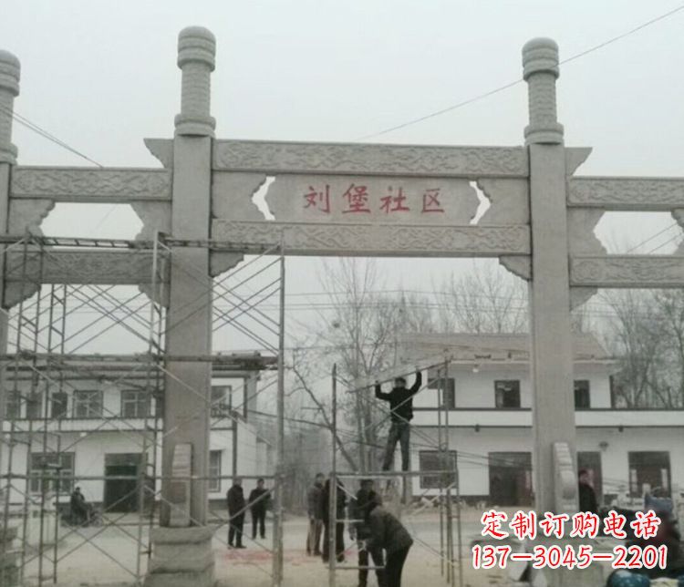 湖北石牌坊道路石雕