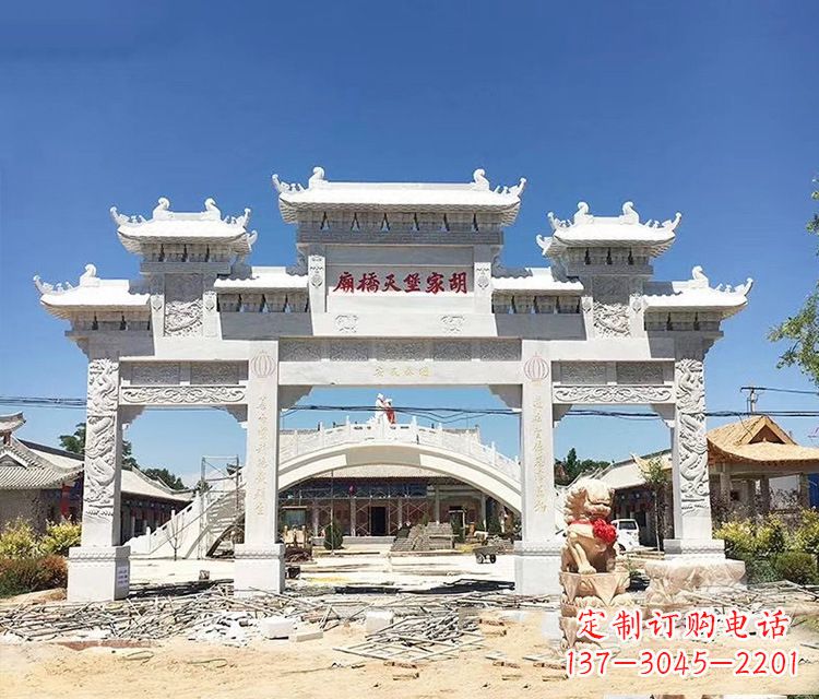 湖北石牌坊的雕刻