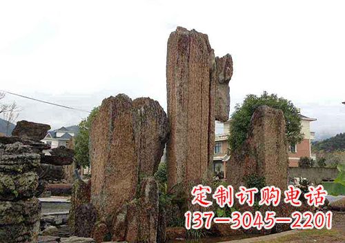 湖北石笋石假山